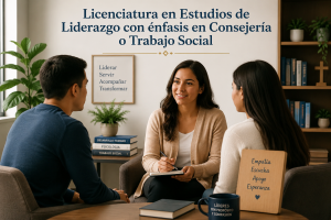 Licenciatura en Estudios de Liderazgo con énfasis en Consejería o Trabajo Social